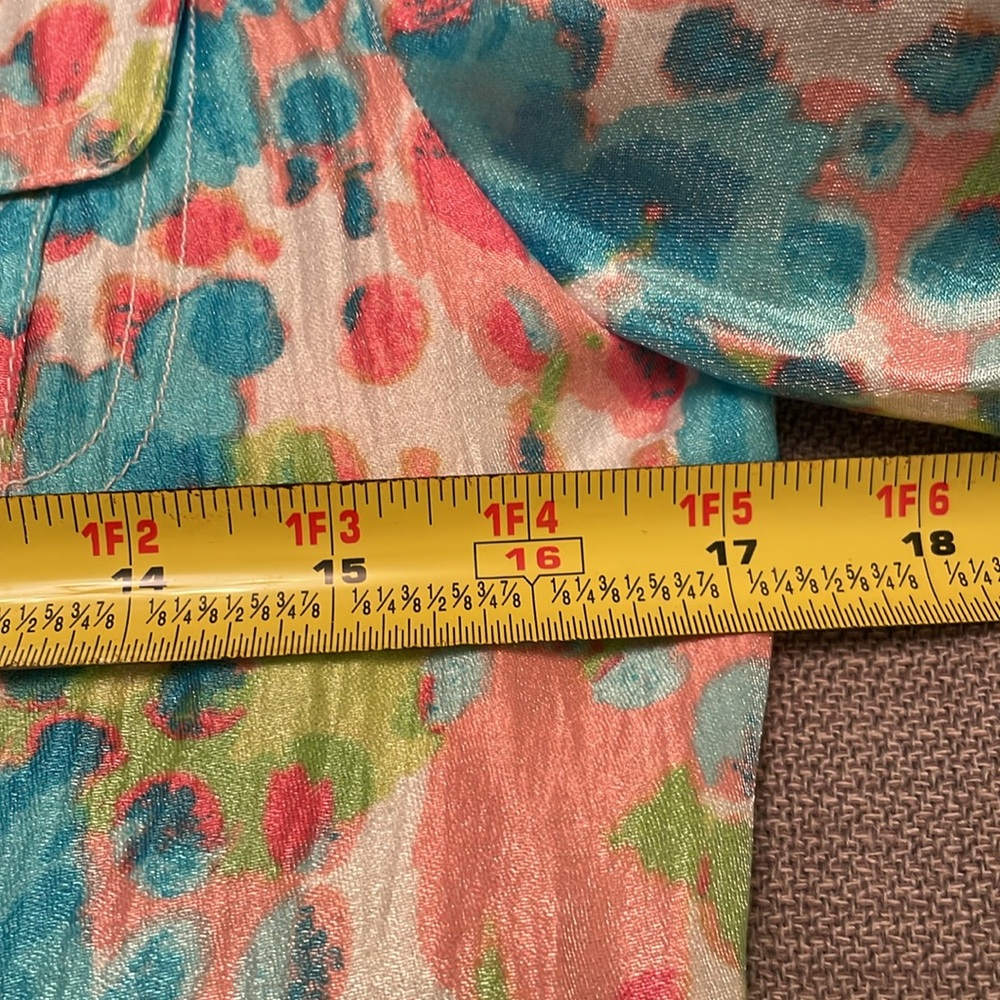 🌷Ruby Rd. 4 Petites Pattern Jacket with Shine - Picture 5 of 12